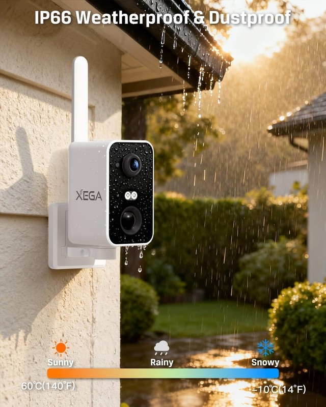 No WiFi 4G LTE Security Camera: Color Night Vision, 10,000mAh Battery & Siren gallery