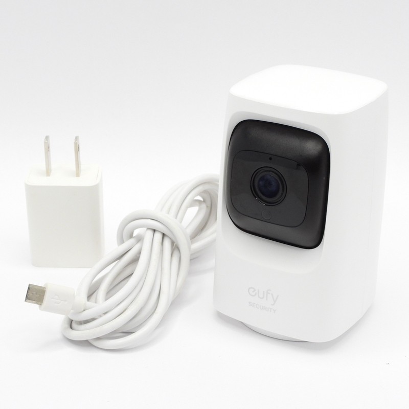 Eufy Mini Indoor Security Camera Wi-Fi Pan and Tilt (T8414) White