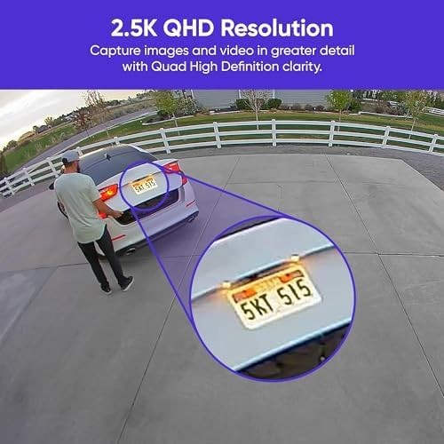 WYZE Outdoor Floodlight Security Camera Pro 2.5K HD 3000Lumen LED 180° Wide View gallery