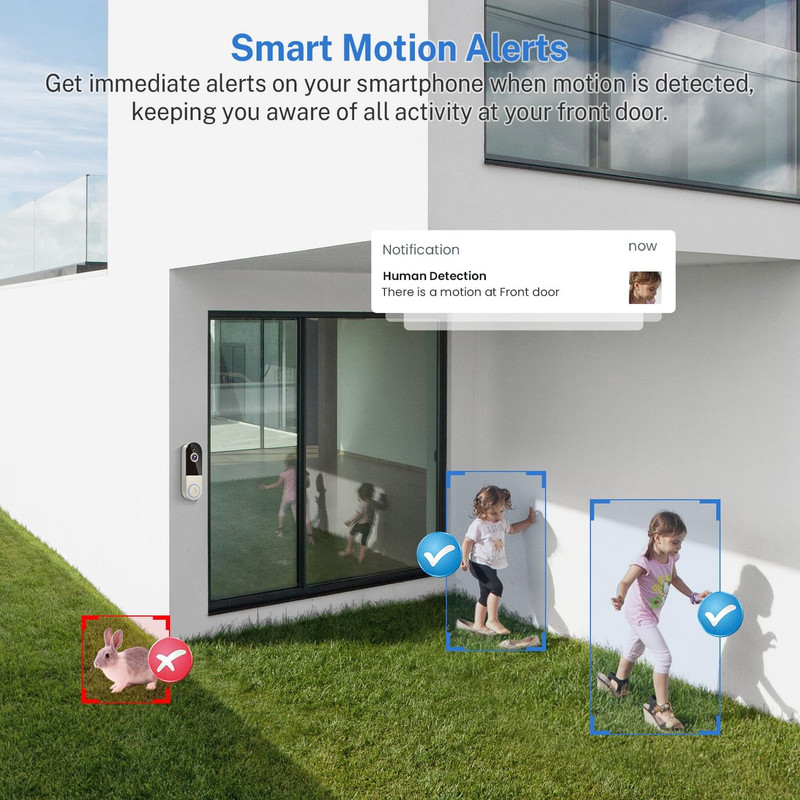 Wireless WiFi Video Doorbell Smart Phone Door Ring Intercom Security Camera Bell gallery