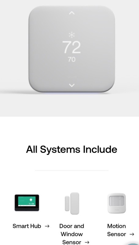 Discounted VIVINT Element Thermostat SmartHome 6pc Kit