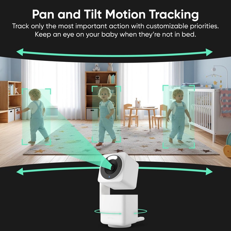 WYZE Cam Pan v4, 4K Smart Security Camera, AI Indoor/Outdoor Cameras for Home... gallery