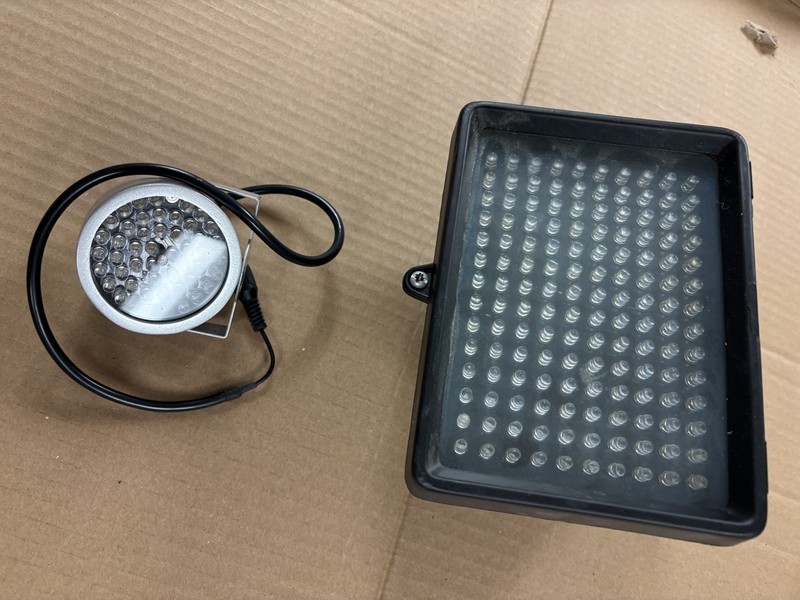 Lot of two(2) IR illuminators 12VDC