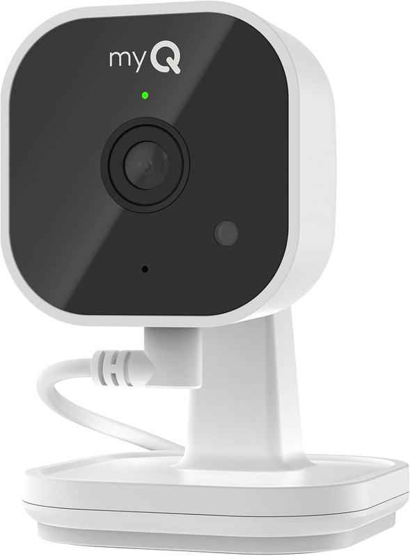 Myq Indoor Plug-In Security Camera Gen 2 – 2K Smart Wi-Fi Camera with Night Visi