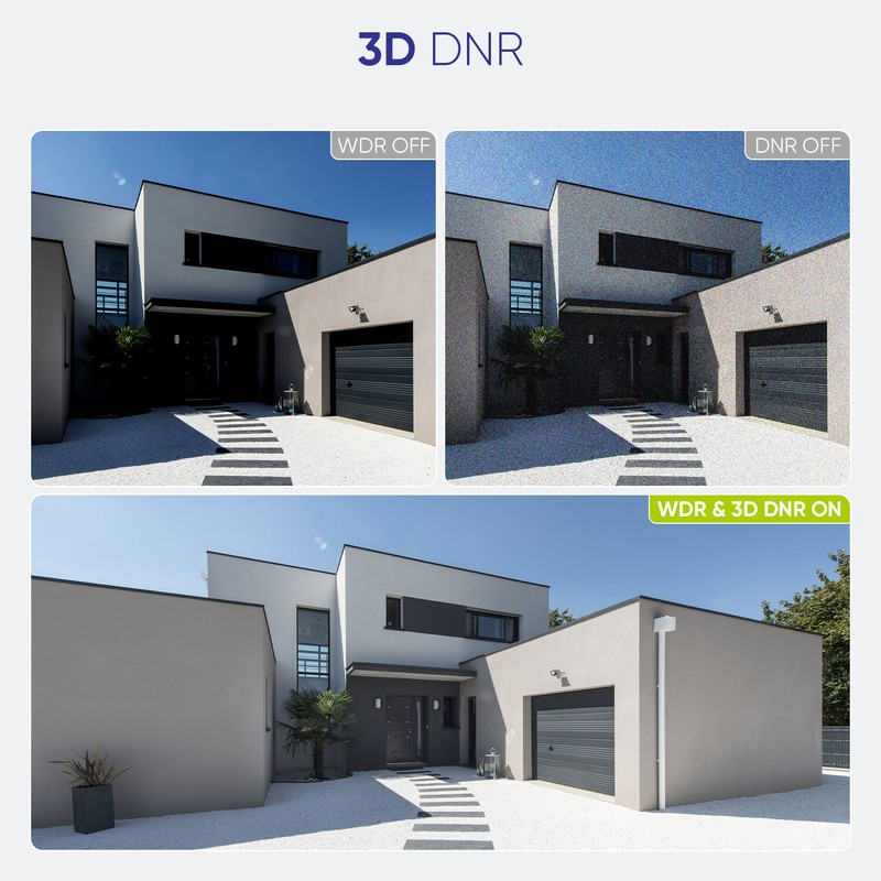 SANNCE 1080P Security Camera HD 2MP Full Color Night Vision Outdoor CCTV 3D DNR gallery