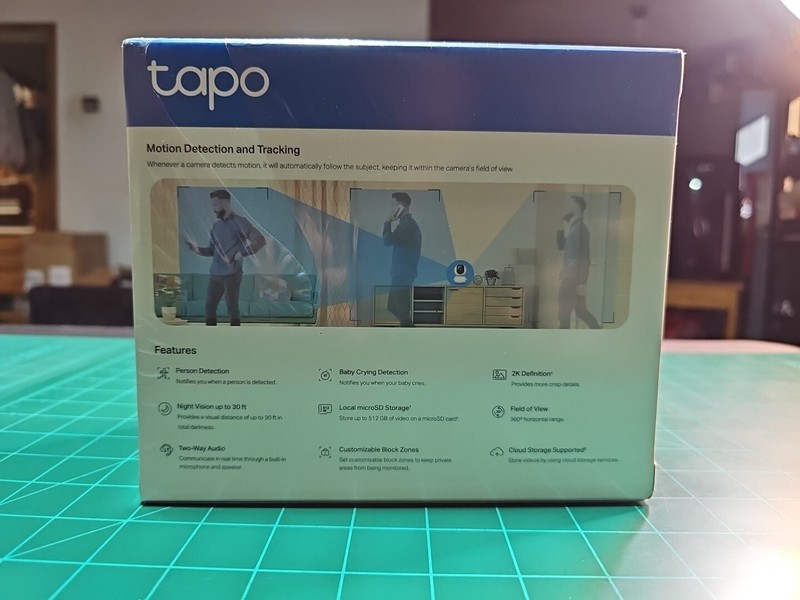 TP-Link Tapo 2K Pan Tilt Security Camera for Baby Monitor, Dog White gallery