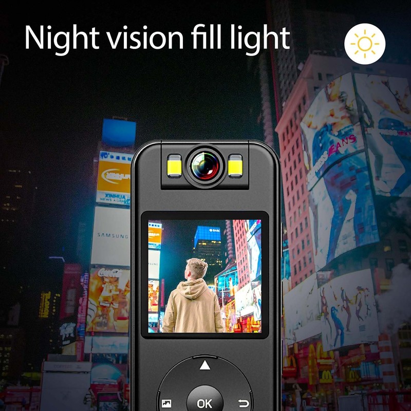 ,64GB Included, 4K UHD 30FPS Recording,1.4 in Screen Recorder, Body Cameras,W... gallery