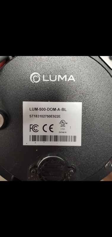 Luma Surveillance 500 Series Analog Dome Camera LUM-500-DOM-A-BL & WH (5 Total) gallery