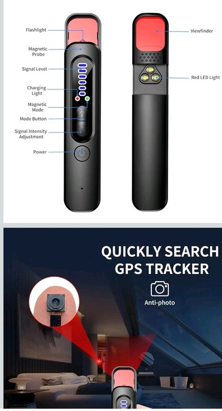 X14 Wireless Signal & Hidden Camera Detector USB Rechargeable. gallery