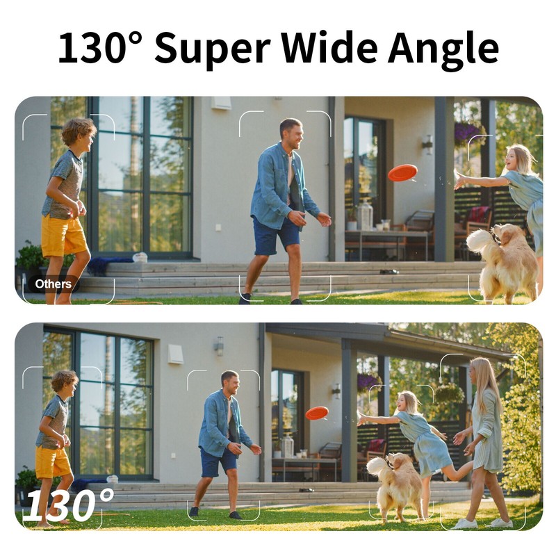ANRAN Wireless Solar Security Camera System Outdoor WIFI Camera Human Detection gallery