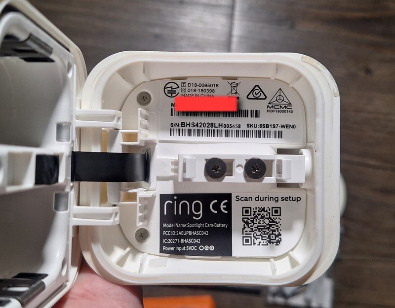 Ring Spotlight Cam Battery Wireless Security Camera W/ 2 Batteries&Accessories gallery