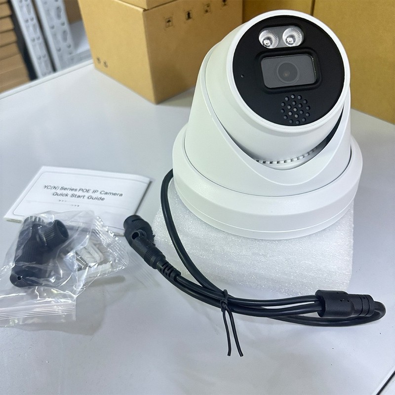 VIKYLIN Turret POE 24H Full color 6MP/8MP 4K Network CAMERA MIC&Speaker Outdoor gallery