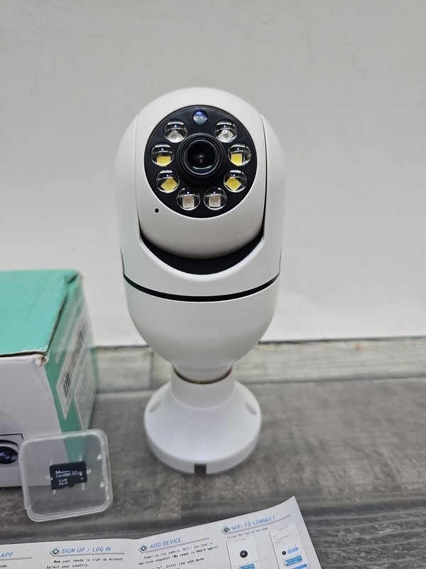 Wifi Panorama Camera w/Remote Viewing • 360° • 2-Way Audio • Memory Card [48] gallery