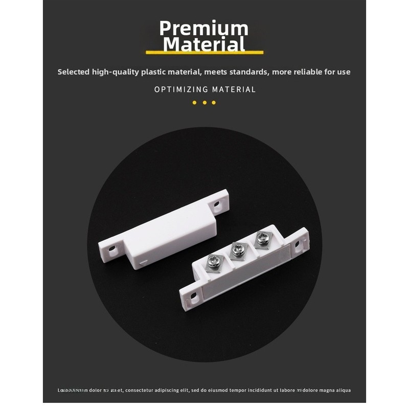 Magnetic Door Sensor Reed Switch Technology 15-25mm Action Distance Door Alarm gallery