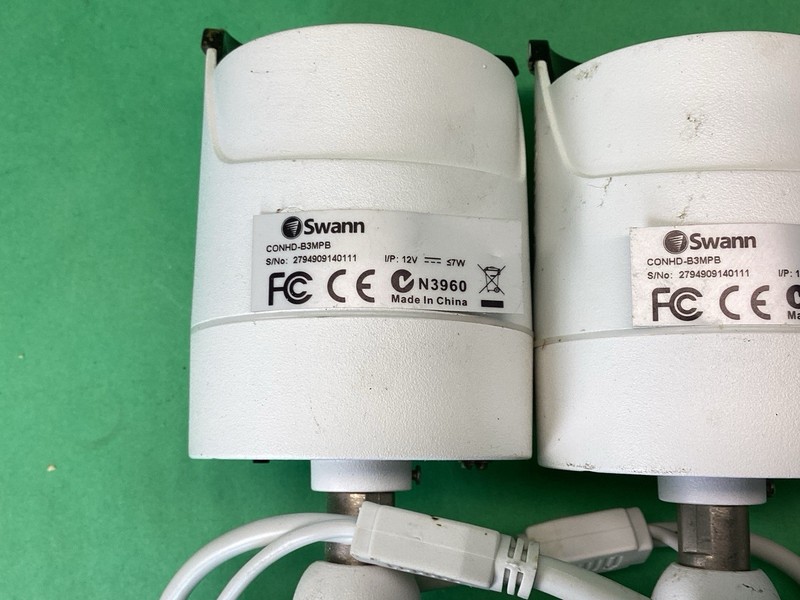 LOT OF 3 Swann CONHD-B3MPB PoE Network IP Bullet Surveillance Camera UNTESTED gallery