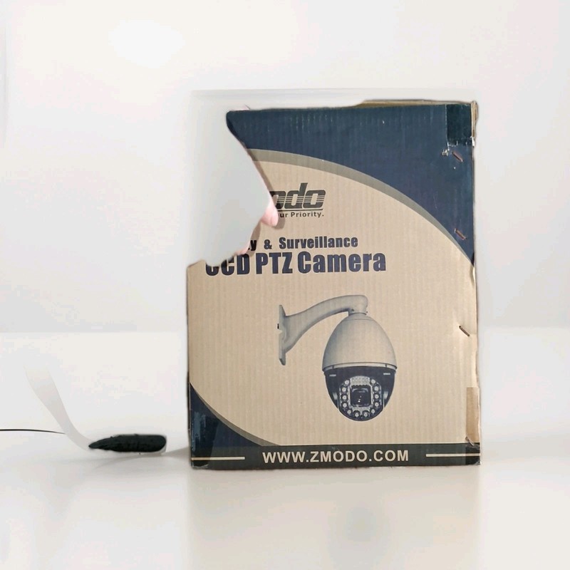 Zmodo CCD PTZ Dome Security Camera Wired Color White Indoor/Outdoor 1 Cam gallery