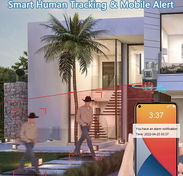 WIFI Solar Panel Security Camera Alarm Home Monitoring LIVE VIEW App gallery