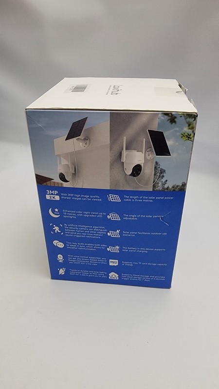 Arenti GO2T 2K 3MP UHD PTZ Outdoor Solar Secuirty Camera, Battery, 360° Pan Tilt gallery