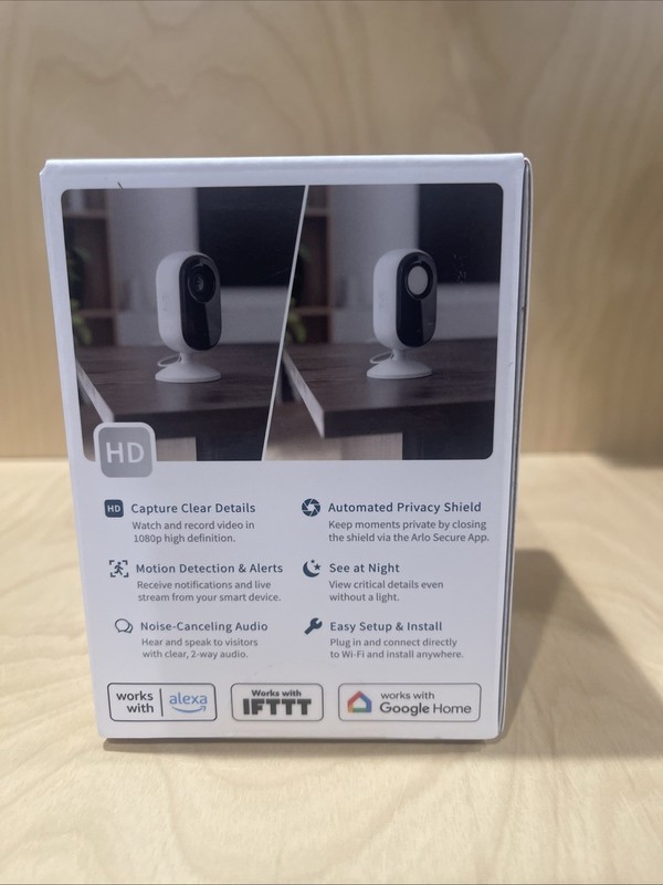 New Arlo Essential Indoor Camera 2nd Generation Black VMC2060-100NAS gallery