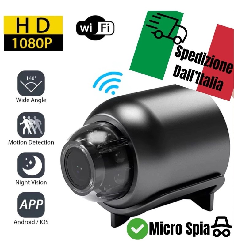 Mini HD 1080p Micro Camera WiFi Compact Microphone Remote Control