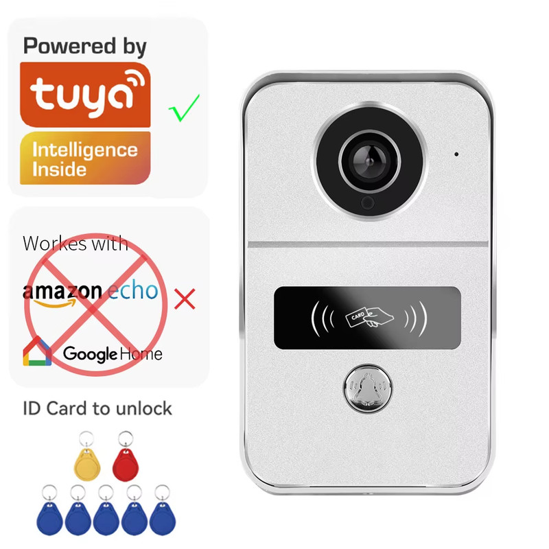 Tuya Smart 1080P Doorbell Camera WiFi Wireless IR HD Video Door Bell Phone Inter