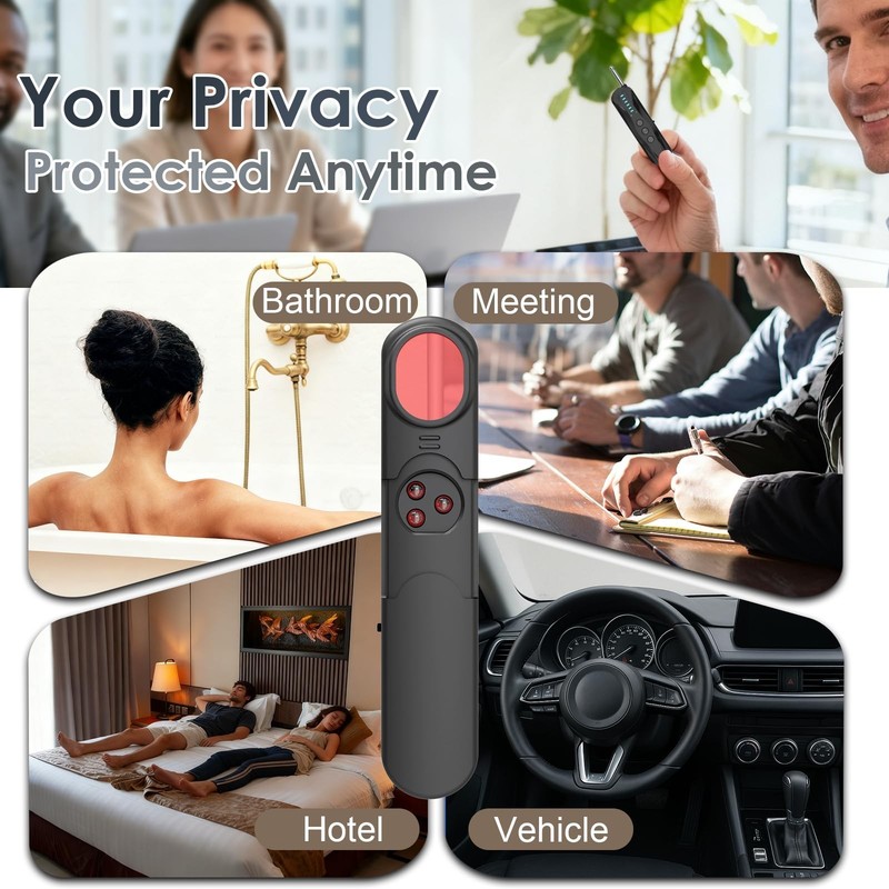 Wireless RF Signal Scanner & Hidden Camera Detector - Portable Spy Device Finder gallery