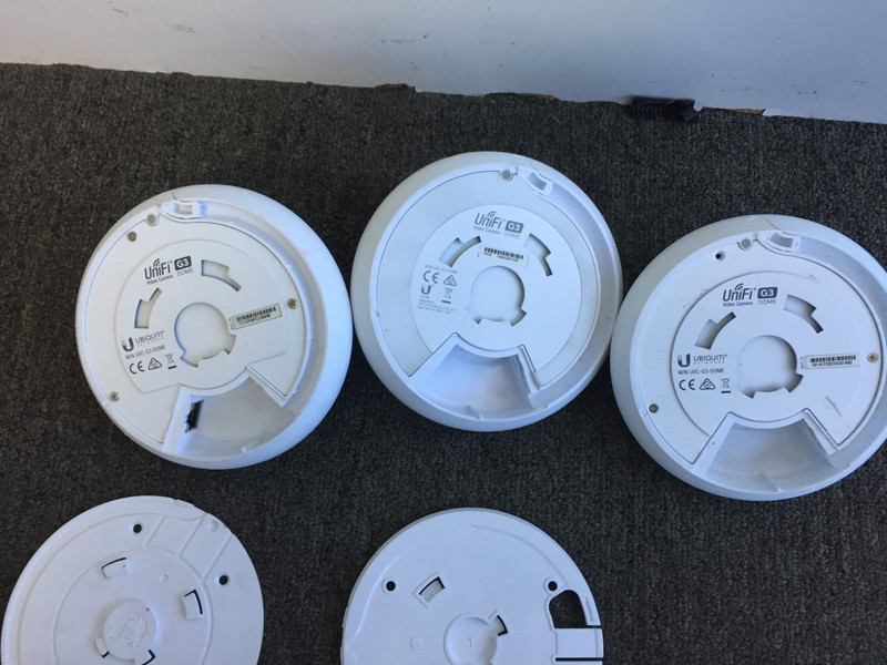 Lot of 3 Ubiquiti Networks UniFi UVC-G3-DOME 1080p Dome Security Camera gallery