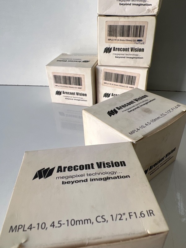ARECONT VISION MPL4-10 4.5-10mm,cs, 1/2", f1.6, lot 6 pcs gallery