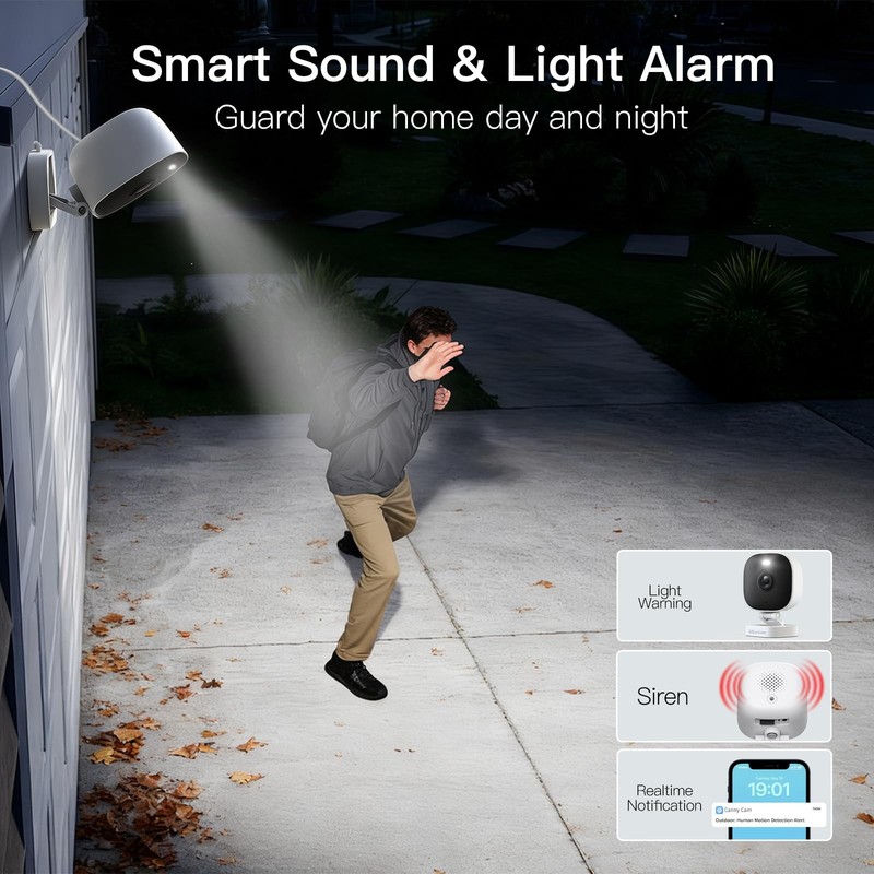2.5K Outdoor Indoor Security Camera System With Night Vision Motion Detection... gallery