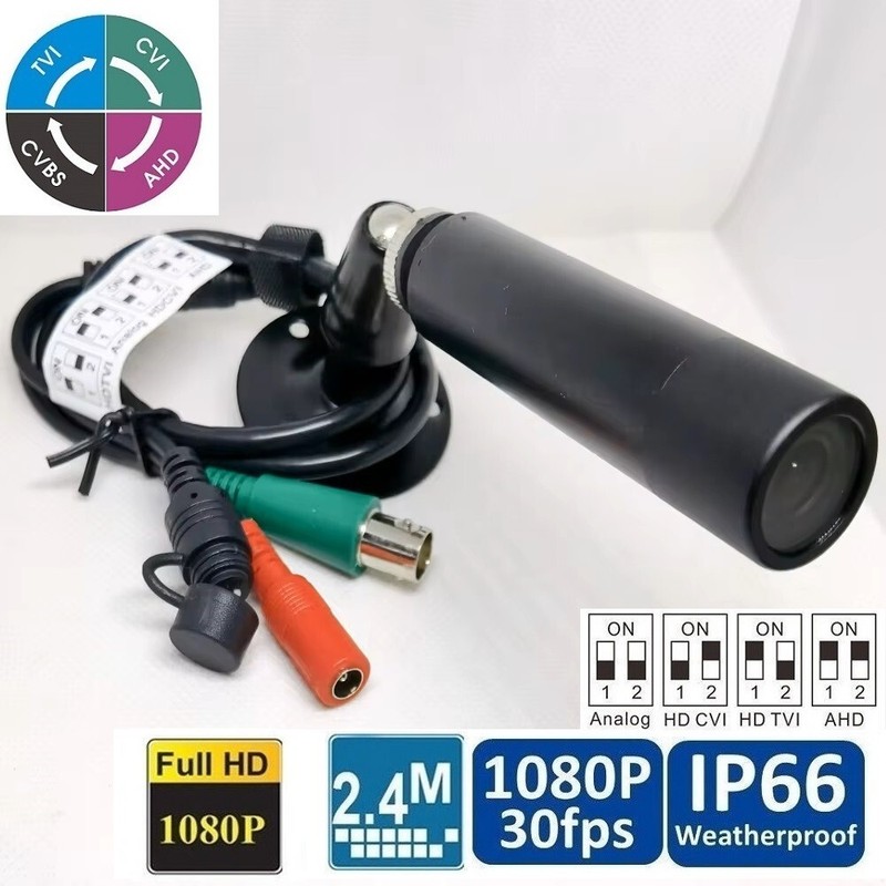 TVI HD 2.4MP 1080P 2.8mm Lens TVI CCTV Bullet Camera Black BNC NTSC/PAL