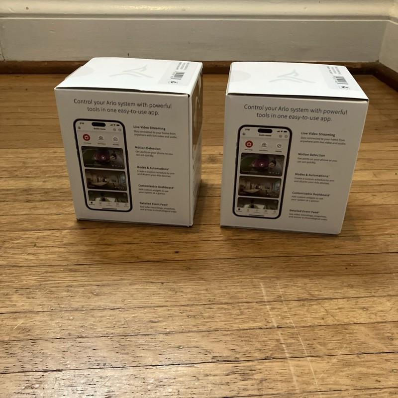 (2) Arlo Essential Outdoor Wireless Live HD Security Cameras 2nd Generation gallery