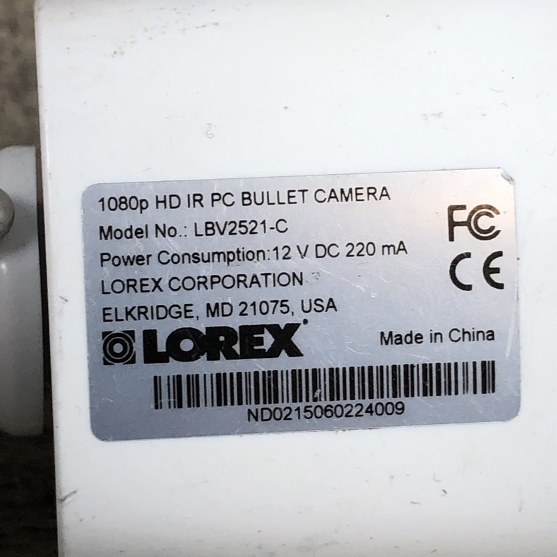 Lorex LBV2521-C White 1080p-HD Indoor & Outdoor Digital Bullet⚠️cable Cut Of⚠️ gallery