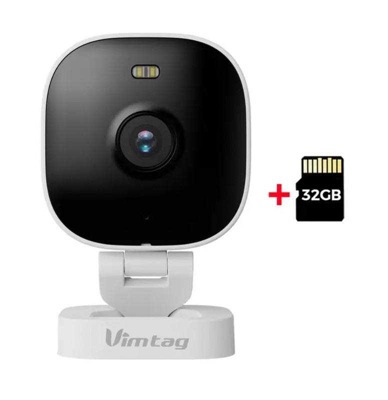 VIMTAG Outdoor Mini Camera WiFi 4MP Waterproof Color Night Vision 2-Way Audio AI gallery