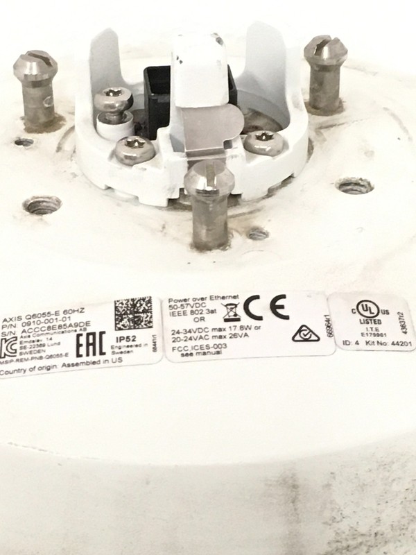 Axis Q6055-E 60Hz 0910-001 Dome Network Camera PoE For Parts AS-IS FREE SHIPPING gallery