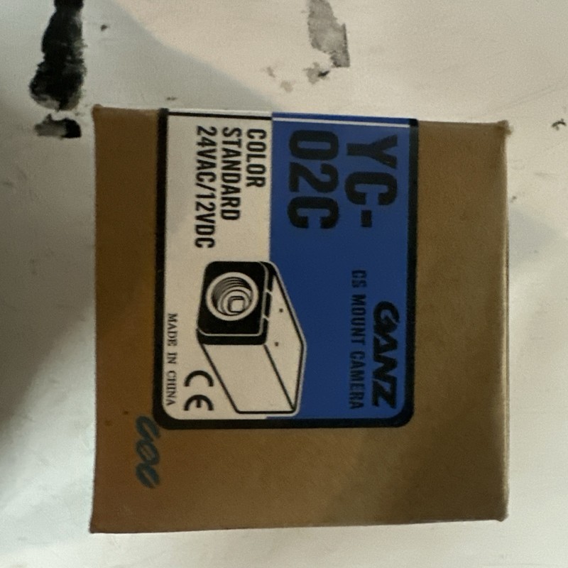 Ganz YC-02C Color CS Mount CCTV Security Camera 24VAC/12VDC New in Box gallery