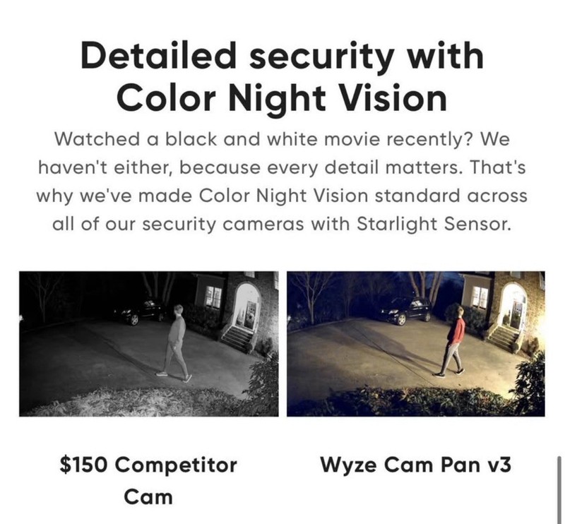 Wyze Cam Pan v3 1080p Wi-Fi Pan/Tilt Color Night Vision Indoor/Outdoor gallery