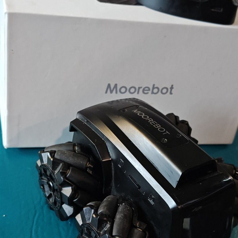 Moorebot Scout Robot Camera Security Wi-Fi Auto Patrol 1080p Google Alexa Black gallery