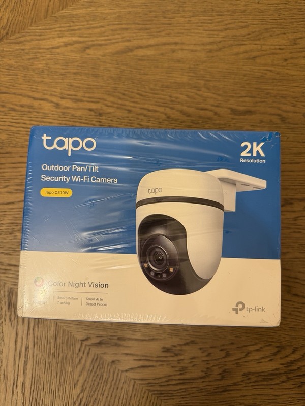 Tapo 2K Outdoor Wired Pan/Tilt Security Wi-Fi Camera Tapo C510W