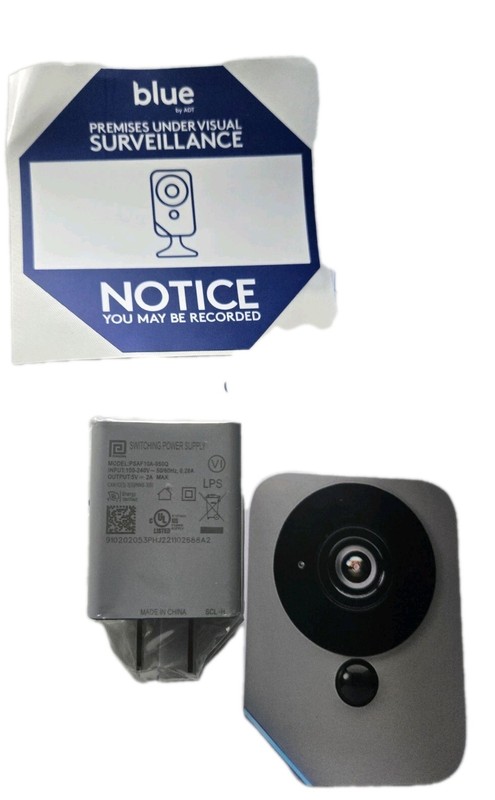 BLUE ADT SCE2R0-29-PG Wireless Outdoor Surveil. Security Camera Pearl Gray gallery