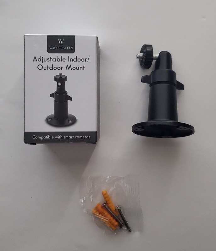 Wasserstein Adjustable Indoor/Outdoor Camera Mount - Compatable w Smart Cameras gallery
