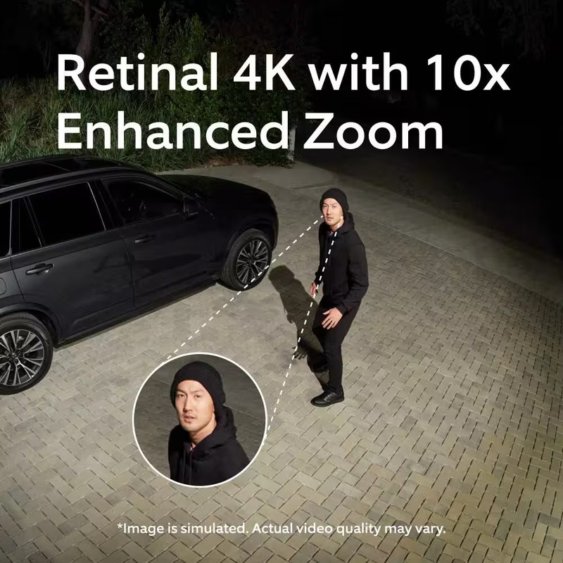 Floodlight Cam Pro Wired (2Nd Gen) - Retinal 4K Security Camera, 10X Enhanced Zo gallery