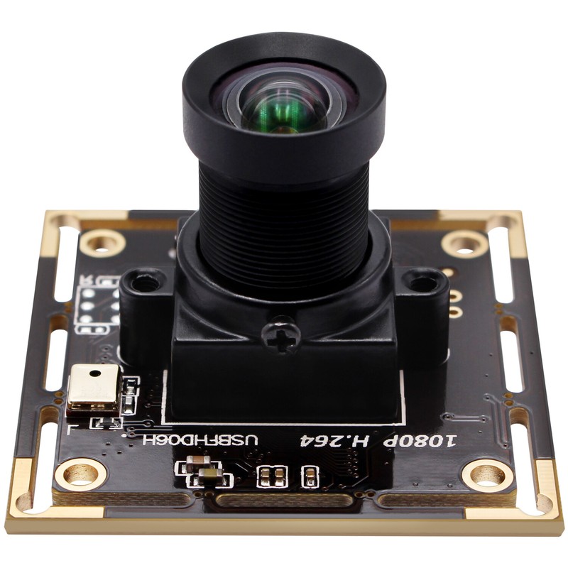 H.264 USB Webcam Sony IMX322 Low Light usb camera module w/ No distortion lens gallery