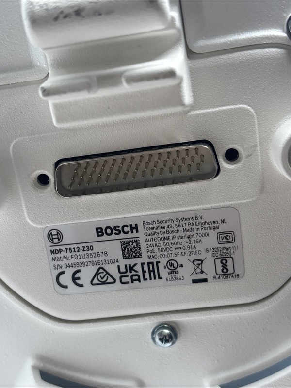 Bosch NDP-7512-Z30 AUTODOME IP 7000i PTZ Camera Camera Only Untested gallery