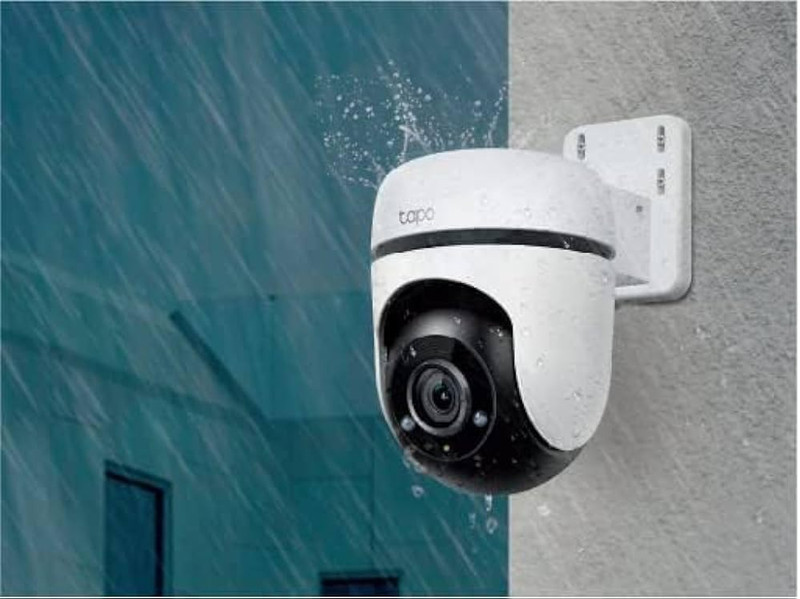 Tapo 2K Outdoor Wired Pan/Tilt Security Wi-Fi Camera, 360° View, Motion Tracking gallery