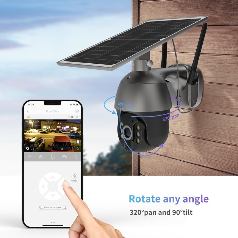 S600 Solar Powered 4G LTE Security Camera - 1080p Night Vision, Pan Tilt 360° gallery