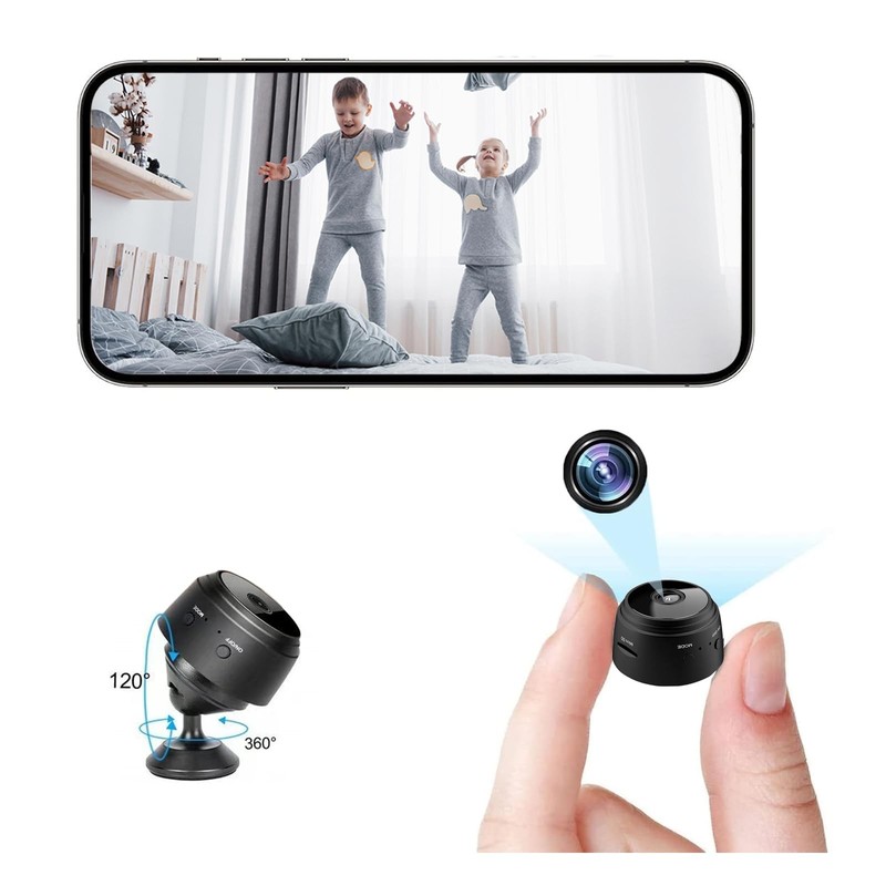 Mini Camera for Home Use, Mini Security Wireless WiFi Camera, HD 1080P Indoor…