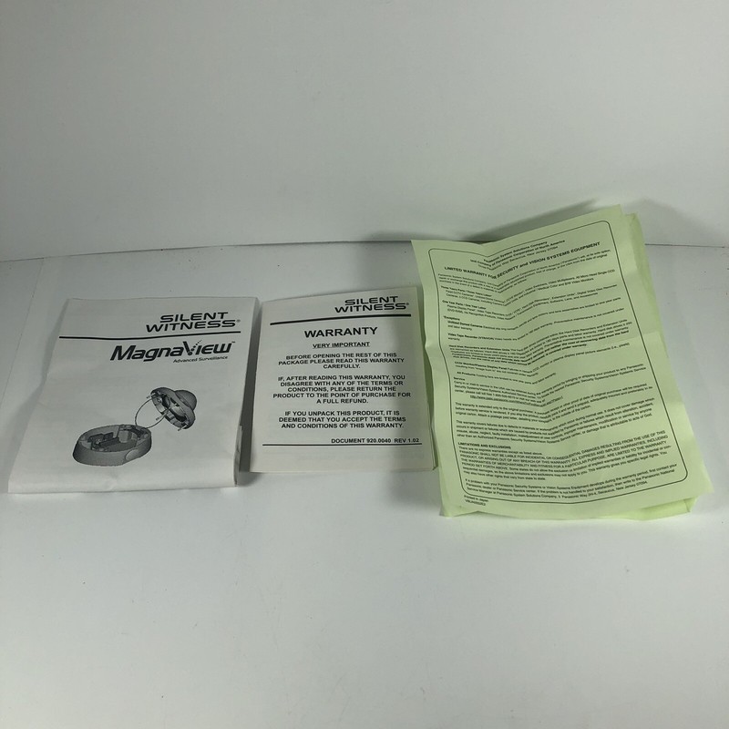 Silent view magna view Security camera dome model V25 B1036 New open box gallery