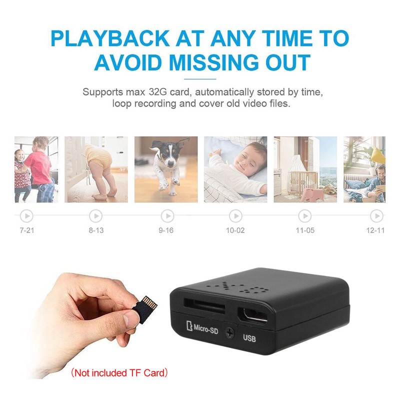 Smallest HD1080P Home Security Mini Camera Motion Detection Indoor Camcorder Cam gallery