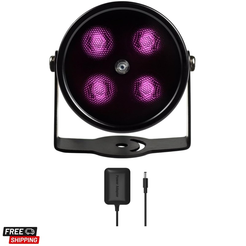 80ft IR Illuminator | AI4 No Hot Spot Wide Angle Infrared Light for Security …