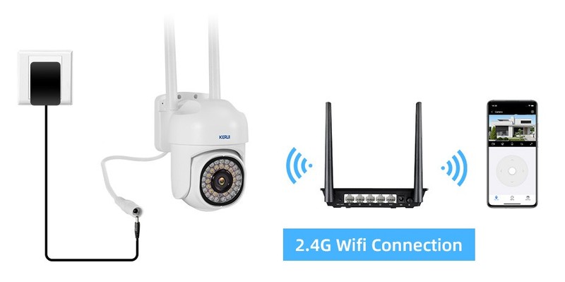 5MP Ultra HD WiFi Security Camera Waterproof Outdoor CCTV Night Vision Cam gallery